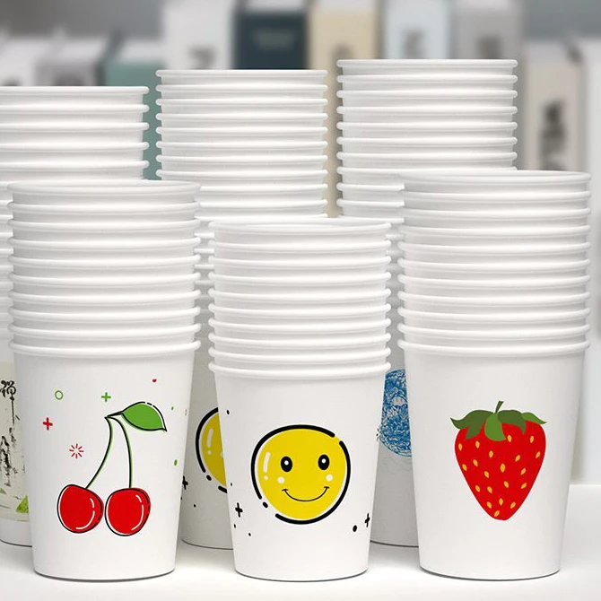 【今日特价】一次性纸杯子加厚加硬家用商用待客一整箱批发泡茶水杯