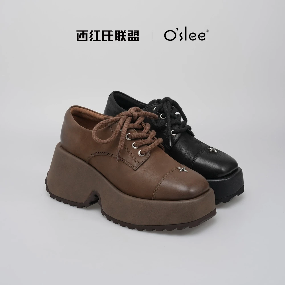 【西红氏联盟】乐福鞋J2420931-12跟高7.5cm半码拍大