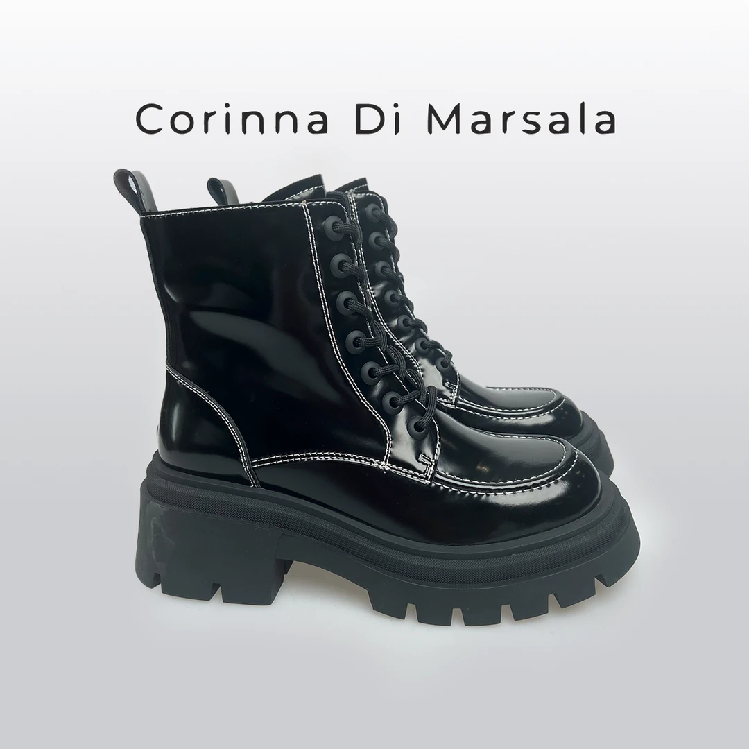 【西红氏联盟】Corinna di Marsala时装靴X22311680-10跟高5.5cm