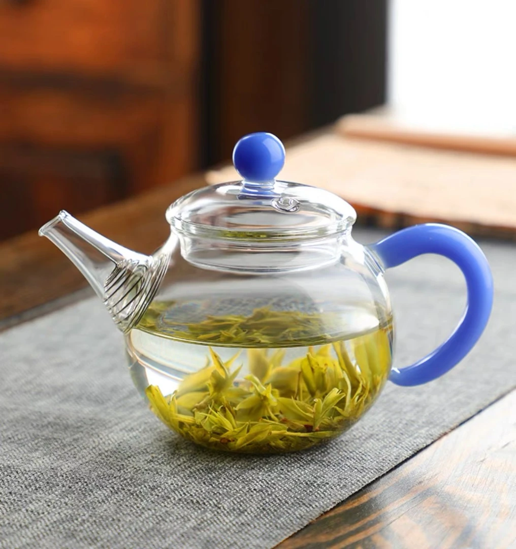 加厚耐热玻璃纯手工小茶壶家用简约迷你日式泡茶壶分茶功夫茶壶