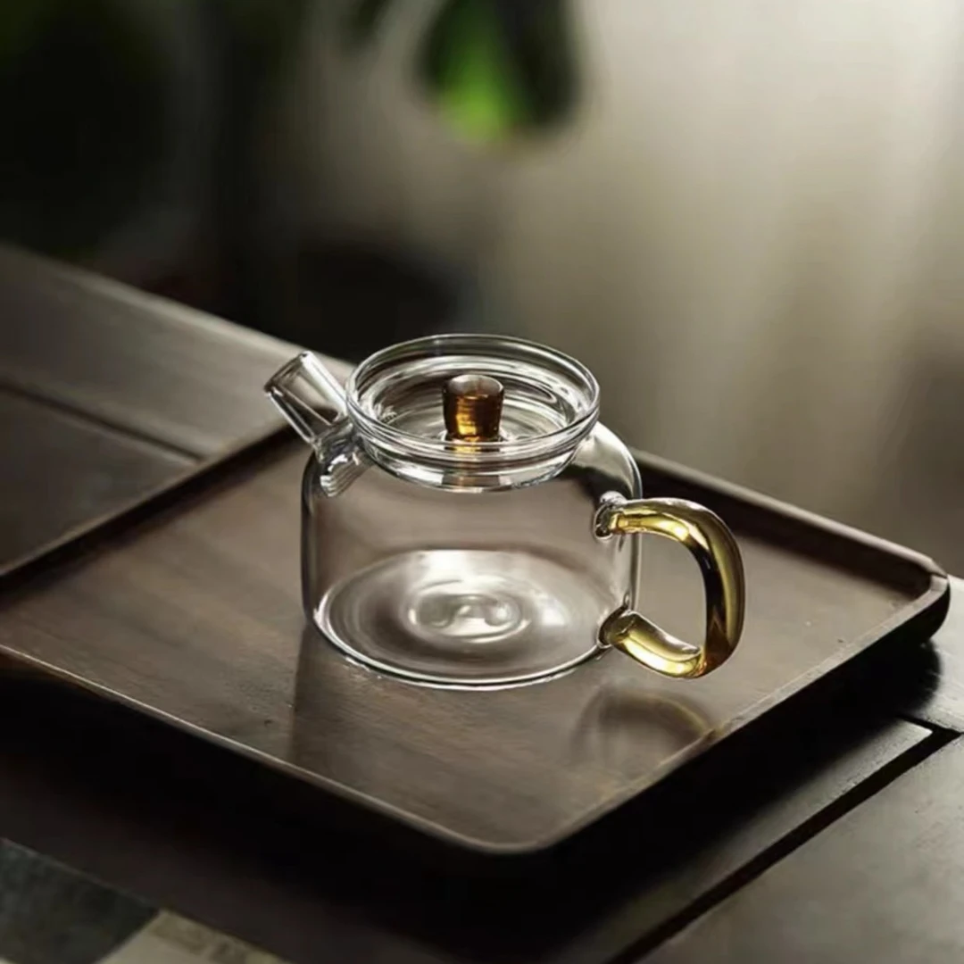 耐热玻璃小泡茶壶迷你煮茶煮水壶家用单壶小容量纯手工加厚泡壶