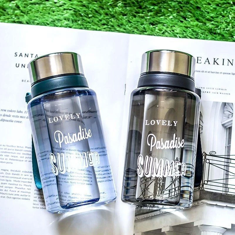 塑料太空水杯瓶子防摔运动2024新款耐高温大容量小众便携简约茶壶