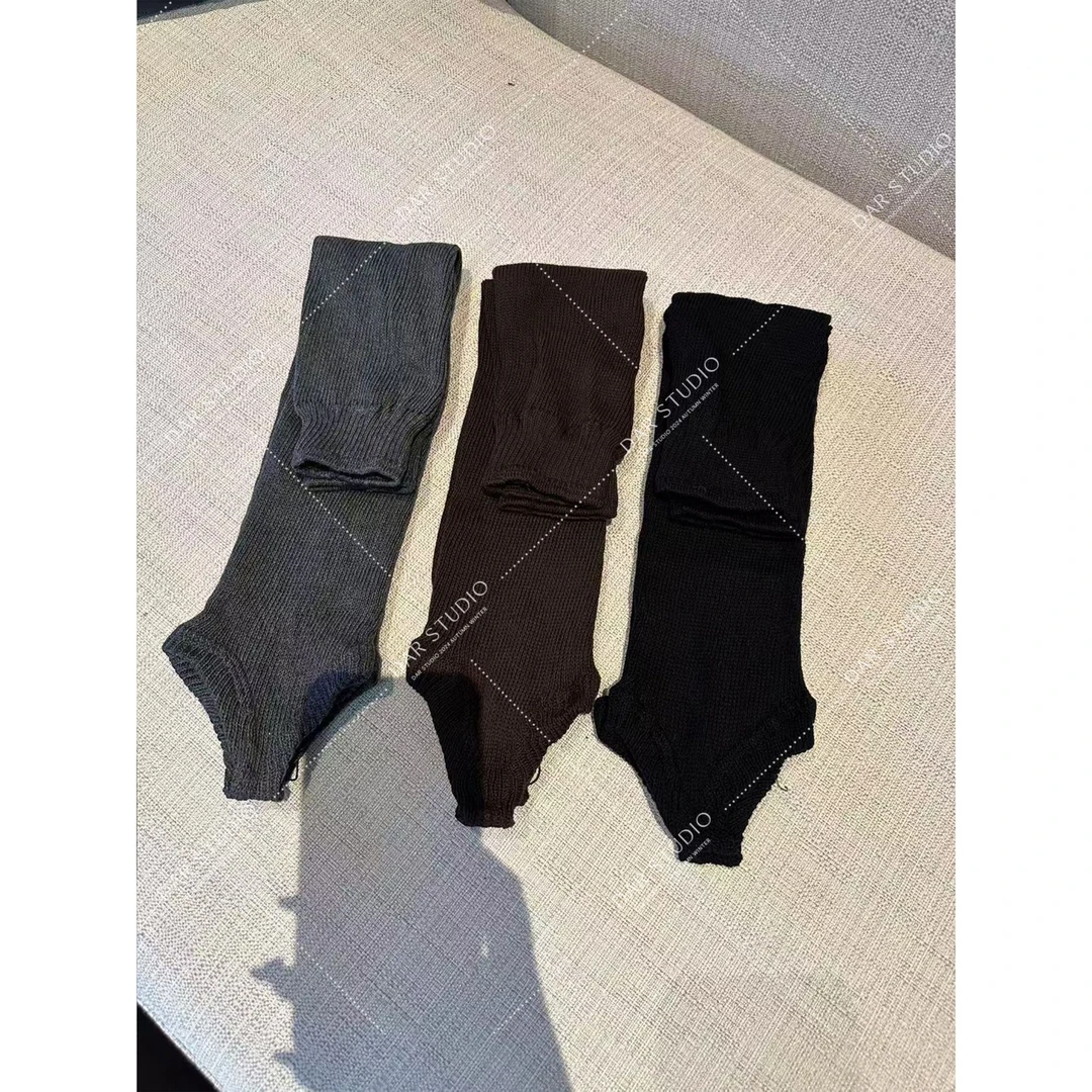 DAR STUDIO 韩国进口【袜套】 2024含羊M秋冬新款三角堆堆袜套1976