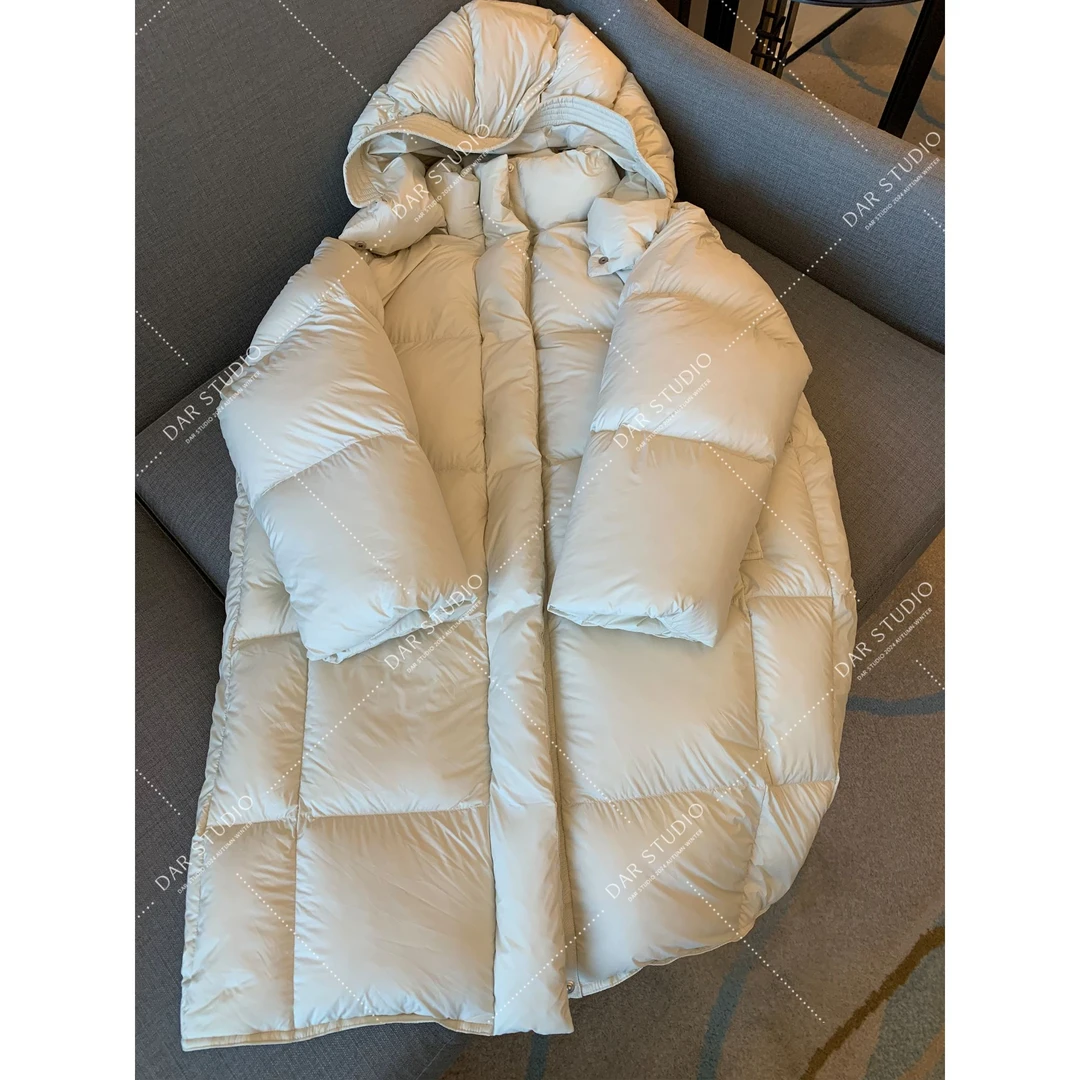 【212g】DAR STUDIO 【大被子】霍尔多巴吉95白鹅绒长款羽绒服 24109