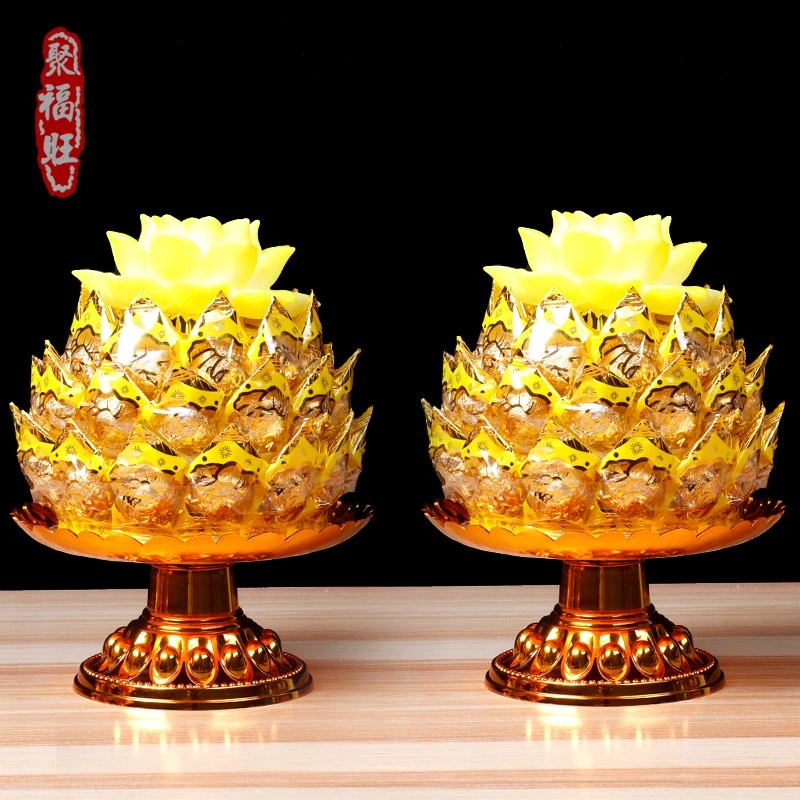 彩色荷叶莲花 酥糖塔莲花糖果塔礼品