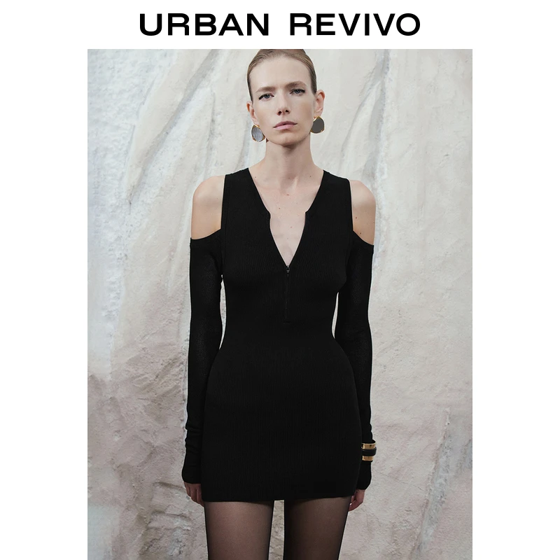 【UR设计师系列】UR女时髦针织连衣裙UWA940024