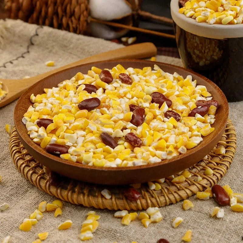 东北笨玉米碴子带豆 笨碴子带豆 杂粮 粗粮 五斤包邮