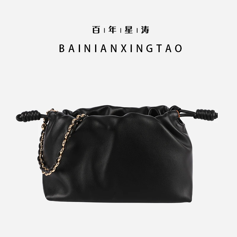 百年星涛百搭高定云朵大容量女士单肩斜挎包39033