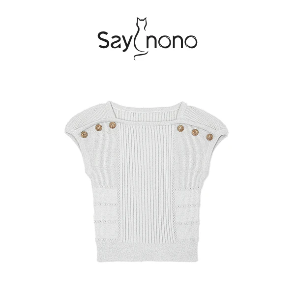 【懒猫nono】Say nono★ 时尚百搭春夏针织外套马甲背心女KBB-kbb326