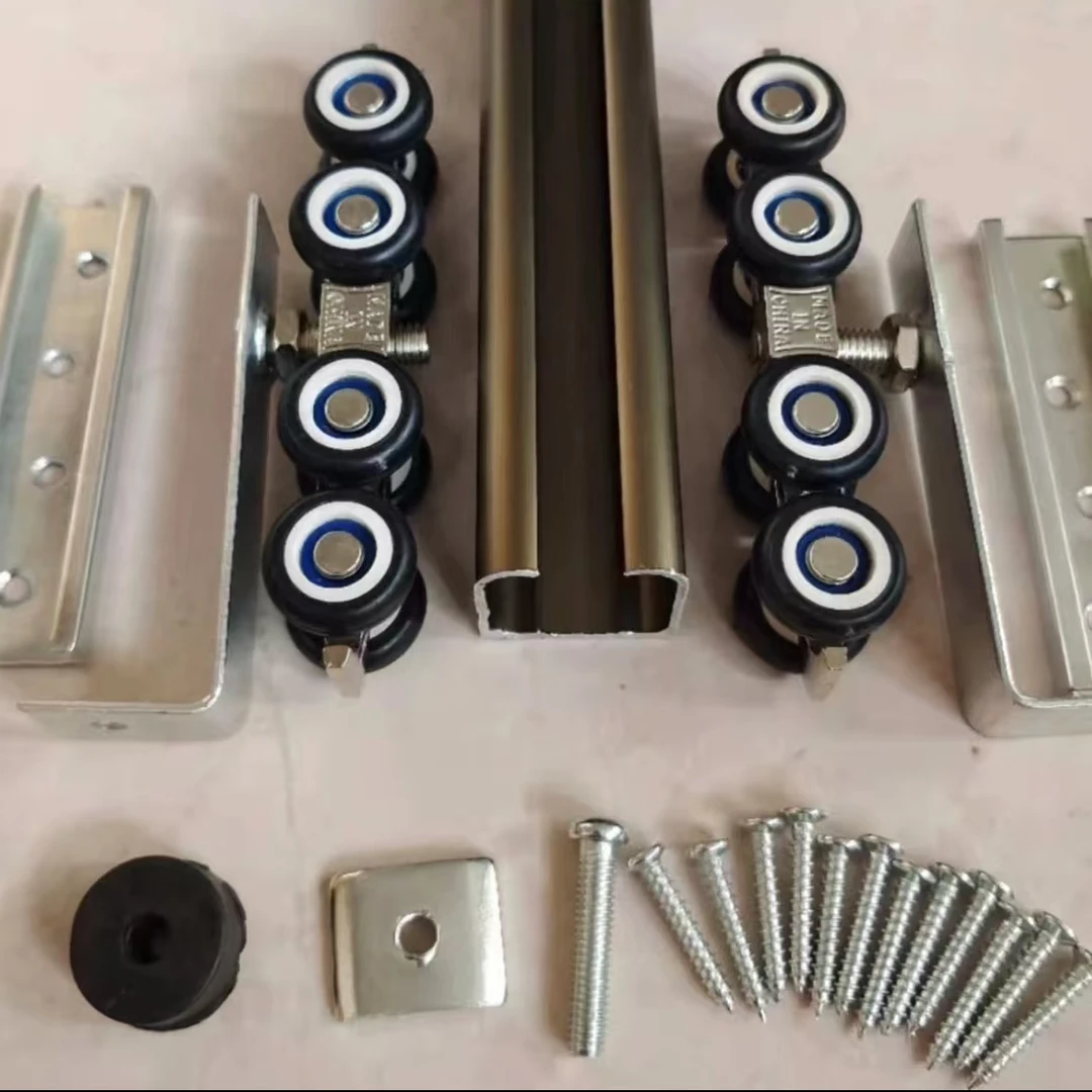 鸽舍推拉门吊轨滑轮移门轨道木门吊轨滑轮