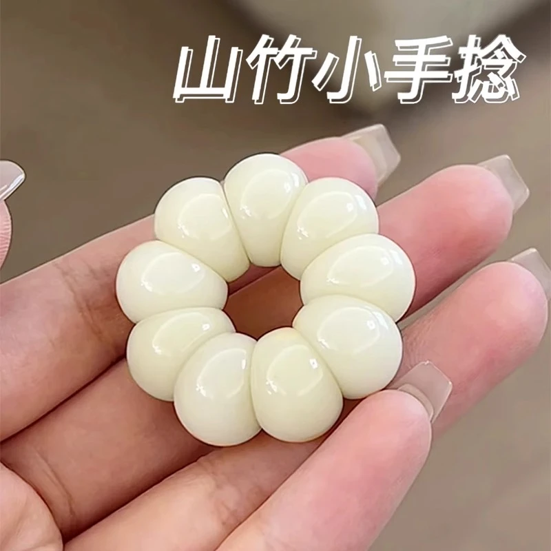 新款蒜瓣猪大肠菩提手捻学生指尖盘玩解压手把件女文玩佛珠绕指柔