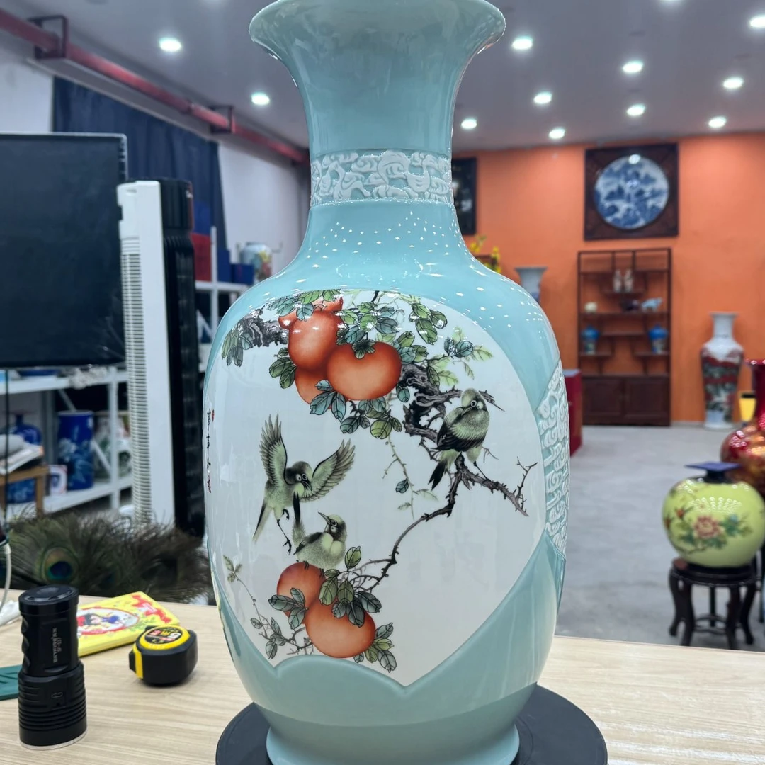 景德镇陶瓷摆件事事如意 朱武