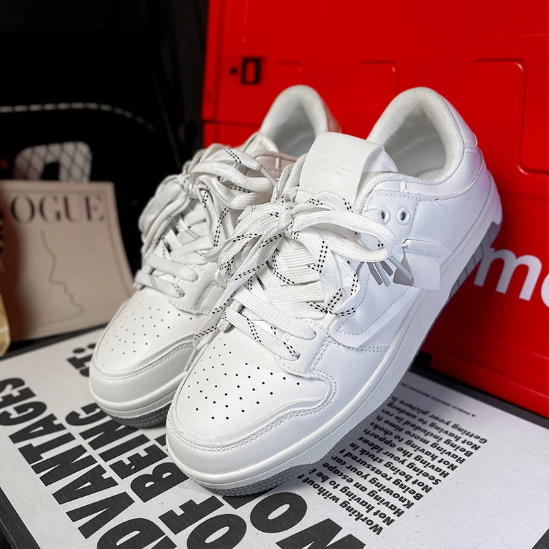 2023爆款推荐高颜值男鞋秋季新款薄款休闲板鞋男韩版潮流百搭增高