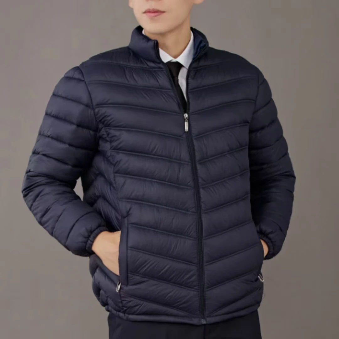 2024男士立领时尚休闲百搭款棉服秋冬男款