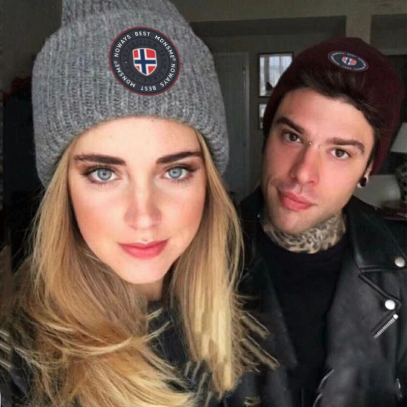 （户外御寒针织帽）秋冬情侣款INS风休闲百搭加厚保暖毛线帽G