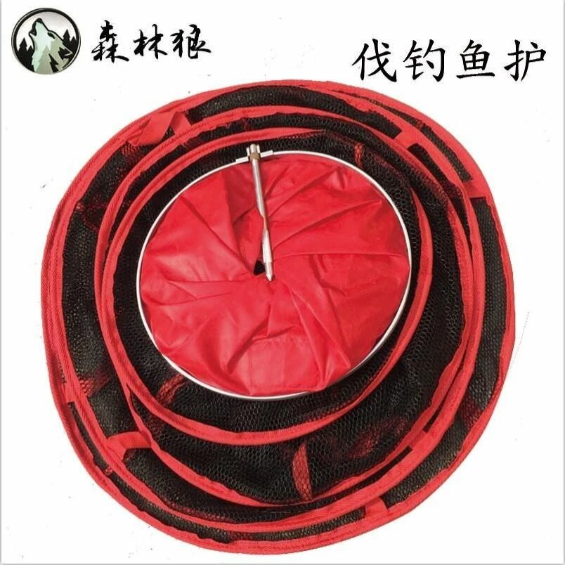 超大筏钓鱼护特大喇叭形渔护大肚防挂涂胶水库钓鱼网兜大物渔户