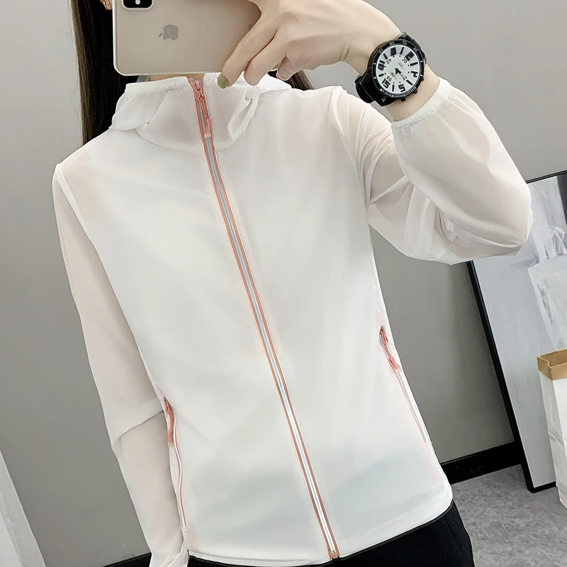 防晒衣女冰丝速干2025夏季新款轻薄小个子户外防晒服防紫外线外套