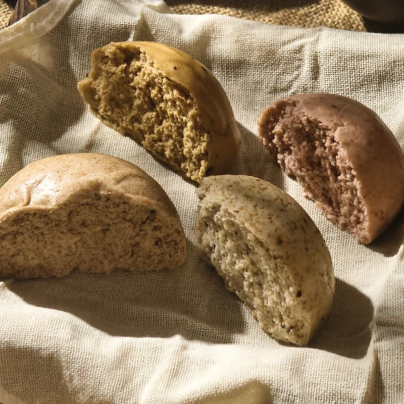 手工杂粮馒头黑麦紫米全麦藜麦红糖大枣馒头粗粮主食方便早餐抗饿