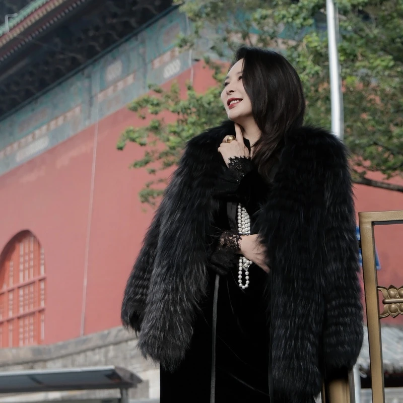 【凡尔赛】Lanshe阑舍·进口大理石狐外套