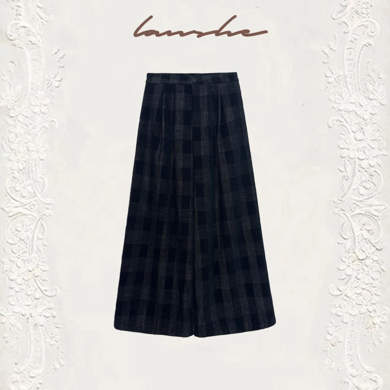 【格纹】Lanshe阑舍·订制格纹文艺休闲长裤