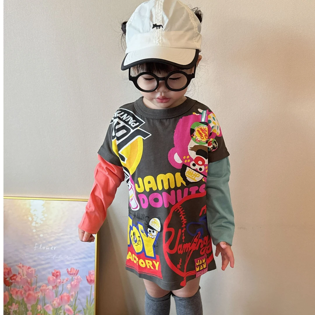 DTT  JAM新款卡通潮范时尚印花长袖T恤006