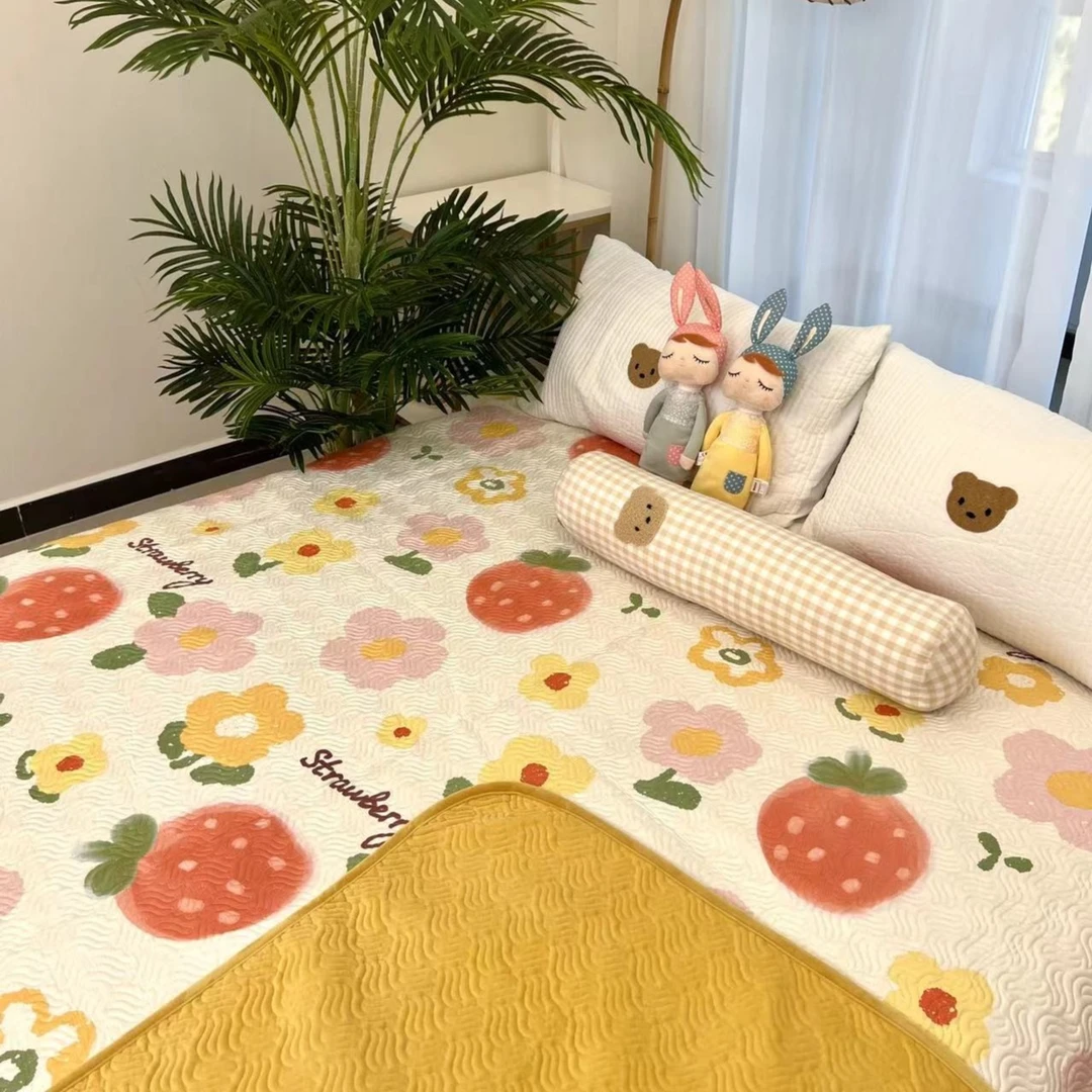 新品 A纯棉全棉 B婴儿绒 四季床盖加厚绒床盖