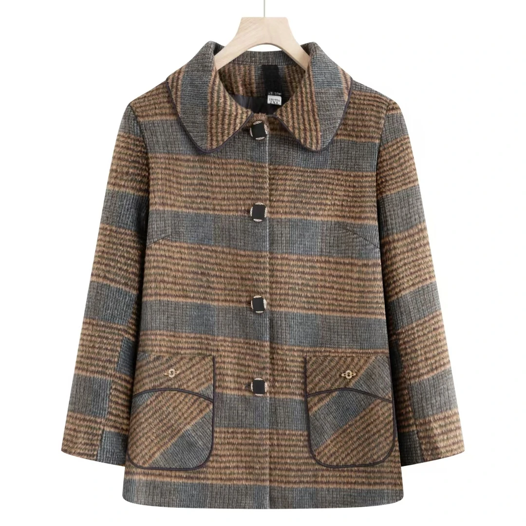 7210中老年女装奶奶妈妈冬装上衣婆婆衣服一楼