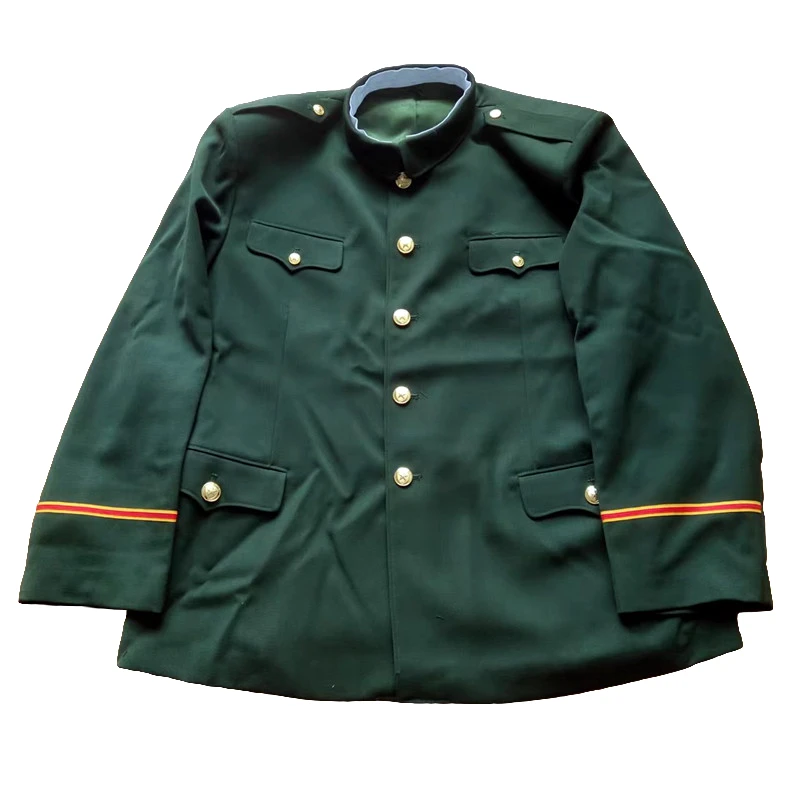 老式橄榄绿正品马裤呢套装 毛料加厚武马裤呢秋冬保暖男士服装