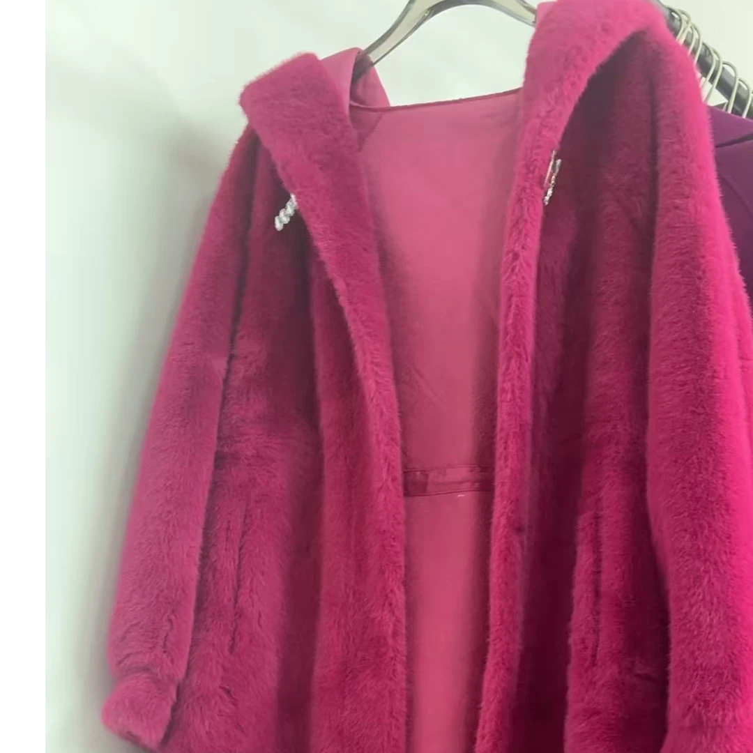 HZHJ原创设计师款 树莓粉 玫红大衣 外套大衣 (主线款） 1253