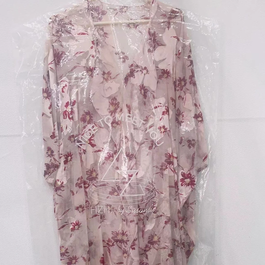 HZHJ新款设计师款淡粉玫瑰连衣裙显白显瘦气质高端气质优雅