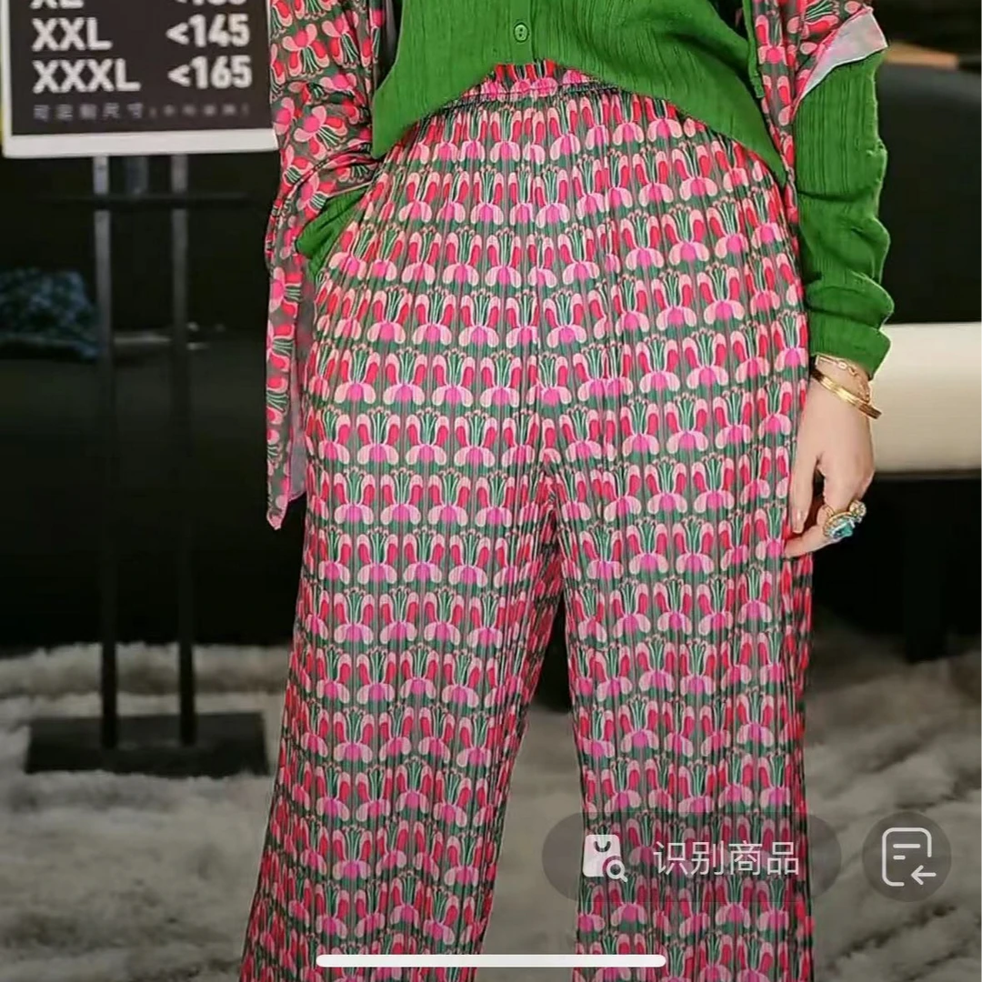 HZHJ原创设计师款 粉色小蝴蝶 裤子透气舒适复古气质时尚 528