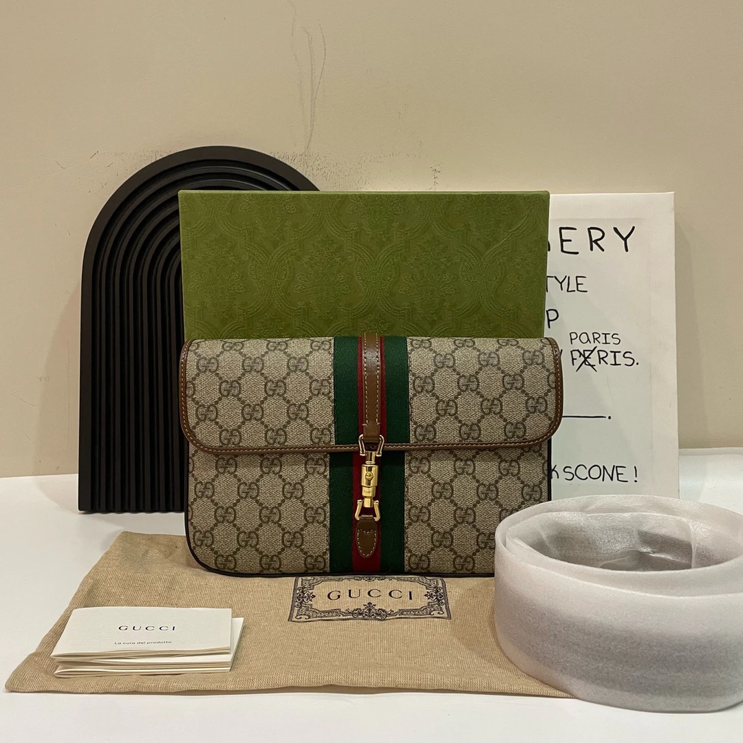 99新 GUCCI/古驰 【蔡包紫】1961腰包