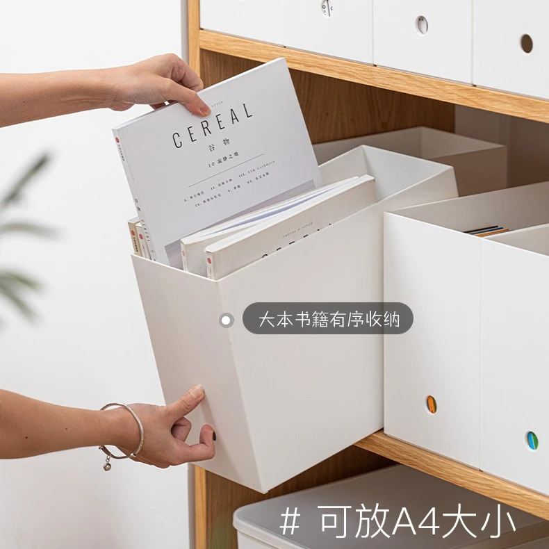 日式提手收纳箱塑料衣服玩具零食杂物整理箱加厚大容量直角收纳盒