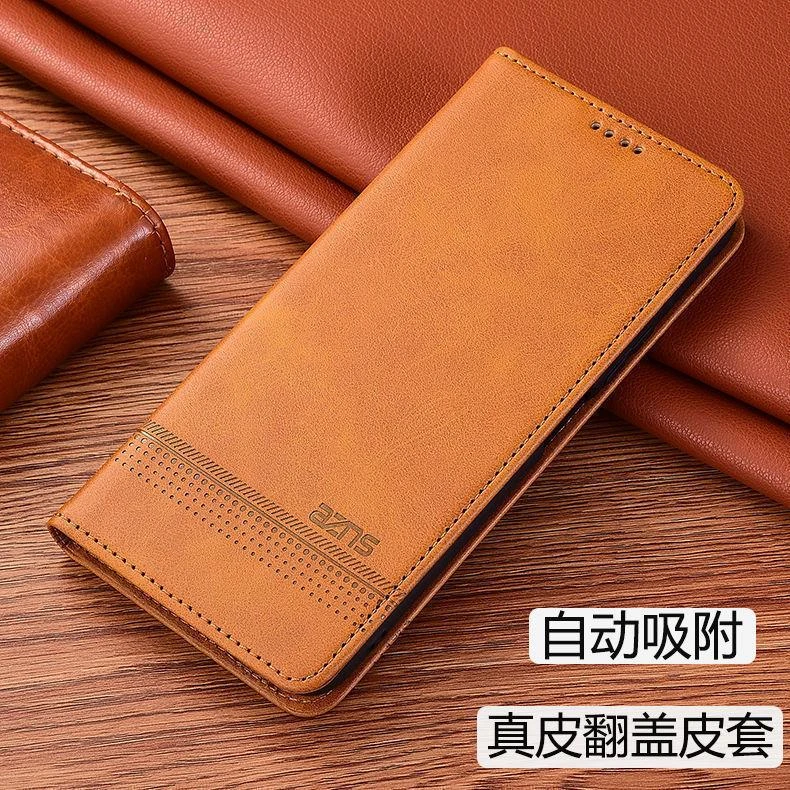 OPPOA2手机壳真皮翻盖式磁吸插皮套卡A2保护套双面全包防摔壳商务