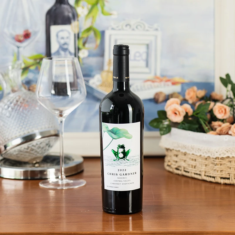 原瓶进口青蛙半甜红葡萄酒智利赤霞珠 1瓶