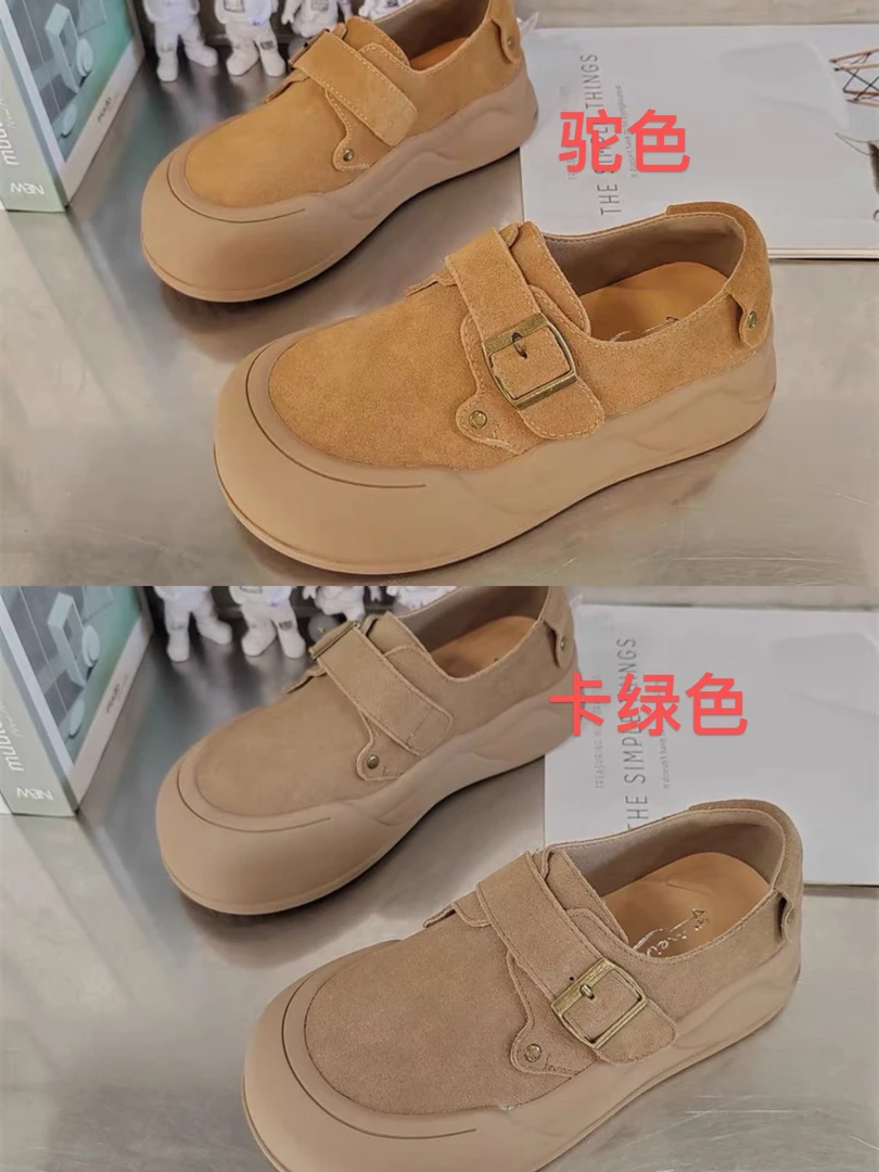 026-62爆款全包勃肯鞋女2024女鞋磨砂百搭厚底博肯女生鞋子女款