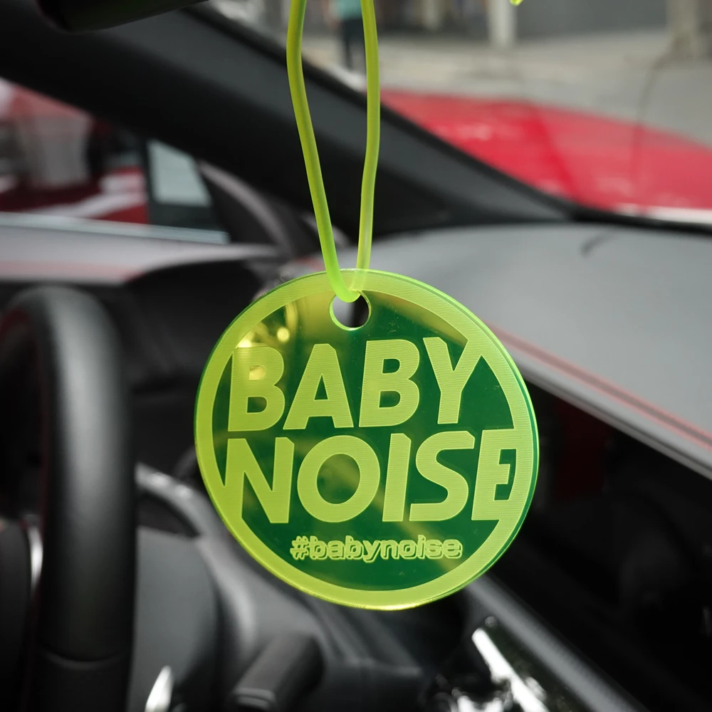 pinknoise"BBN"汽车后视镜挂饰车内挂件个性二次元卡通创意亚克力