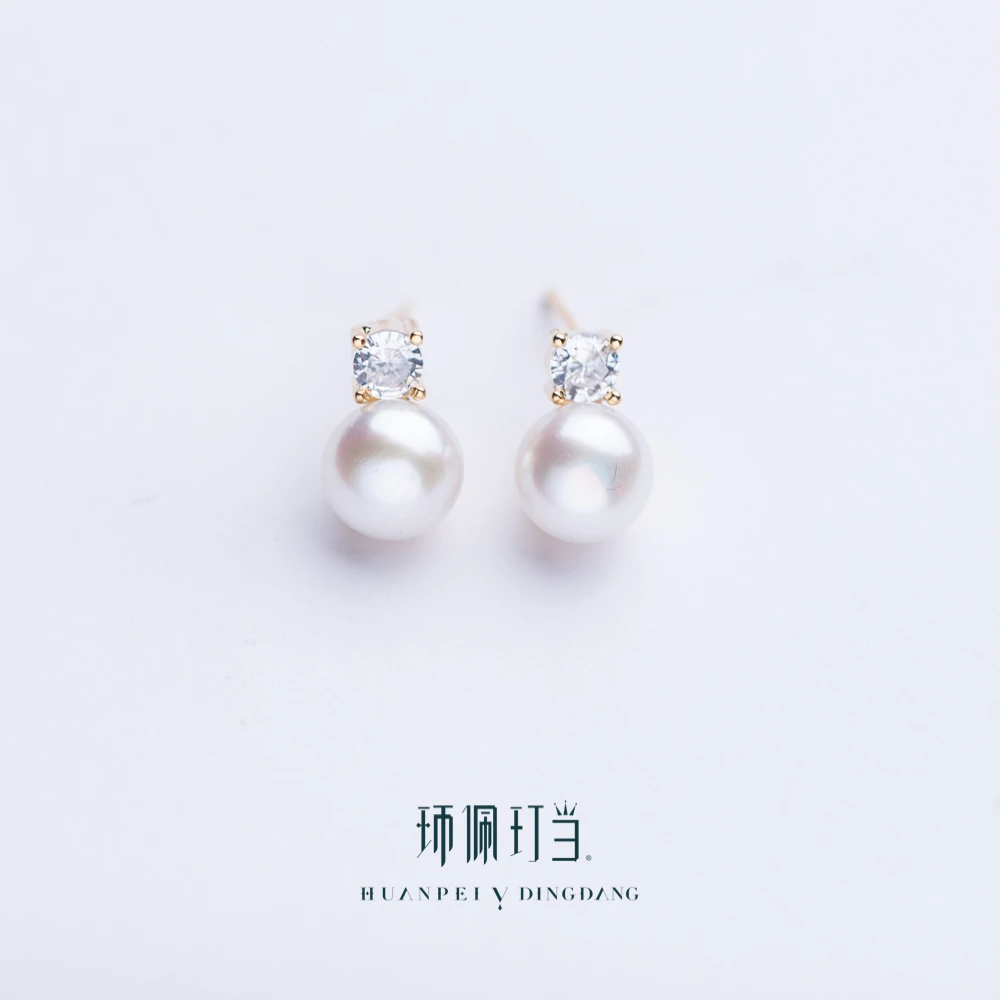 【环佩玎当优选】曙光少女天然淡水珍珠耳环