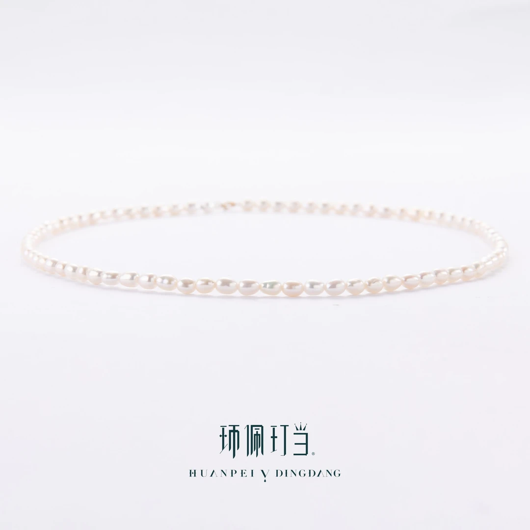 【环佩玎当臻选】南法假期18k金天然无核淡水珍珠项链