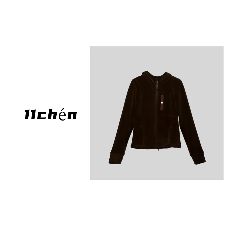 【11chén】“ 恰合时宜”秋冬季美拉德德绒卫衣外套女