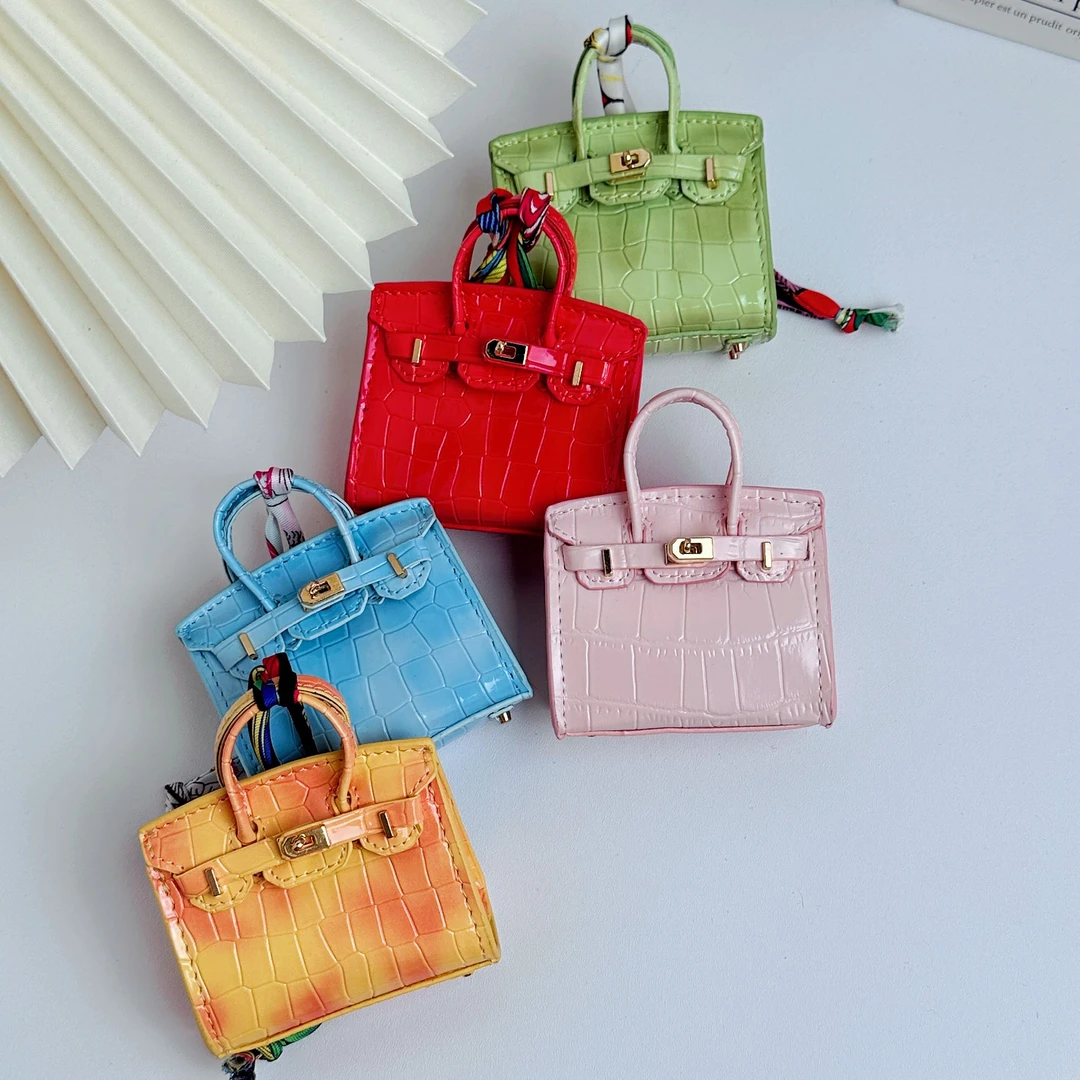 2024迷你包包挂件包挂房子包铂金包耳机包车钥匙