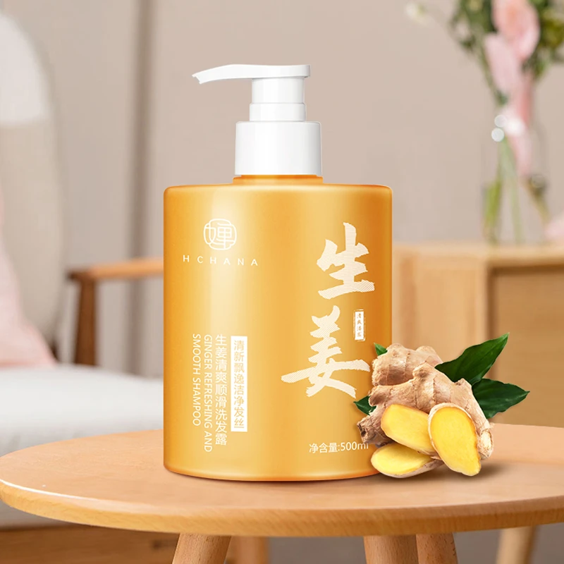 韩婵生姜清爽顺滑洗发露500ml T