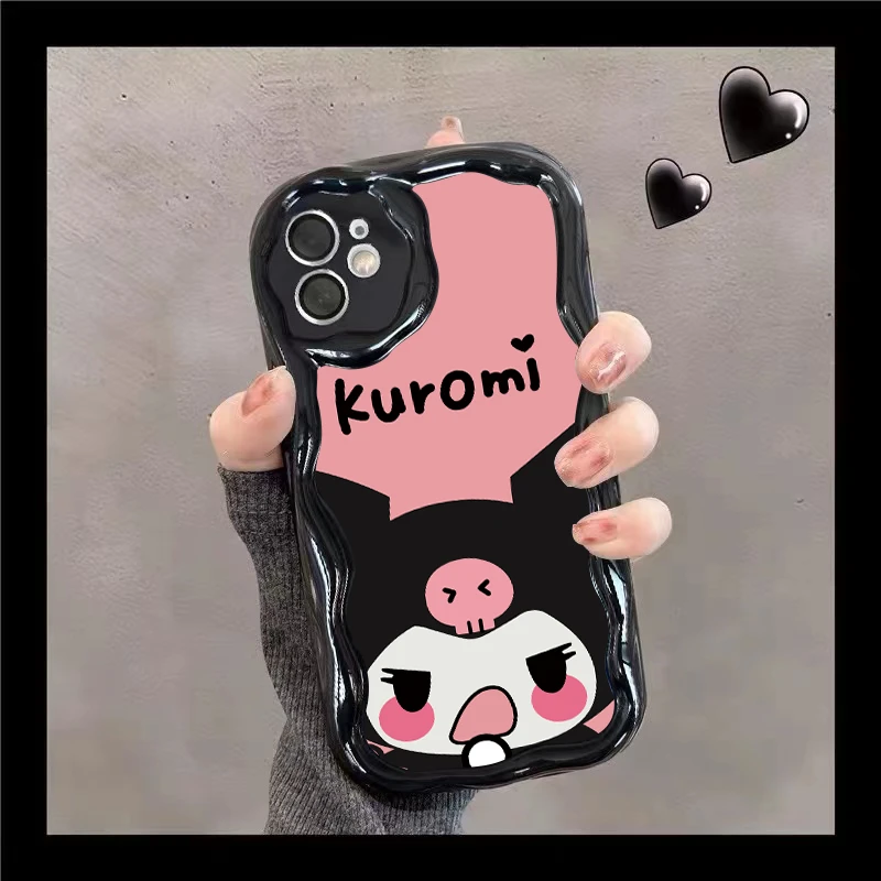 黑库洛米适用苹果13/14promax手机壳12全包11华为/oppo/vivo/小米