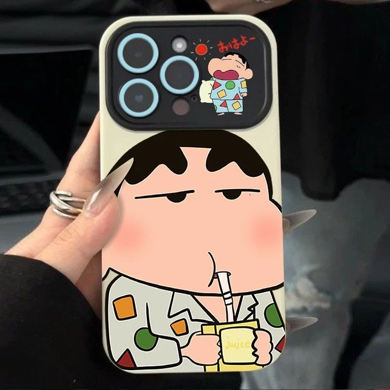 饮料小新适用苹果13/14promax手机壳12全包11华为/oppo/vivo/小米
