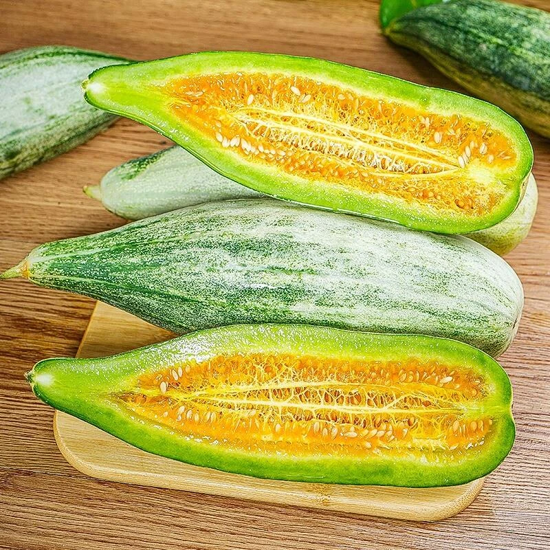 山东羊角蜜甜瓜3/5斤装水果新鲜当季甜瓜羊角脆蜜瓜多汁香甜头茬