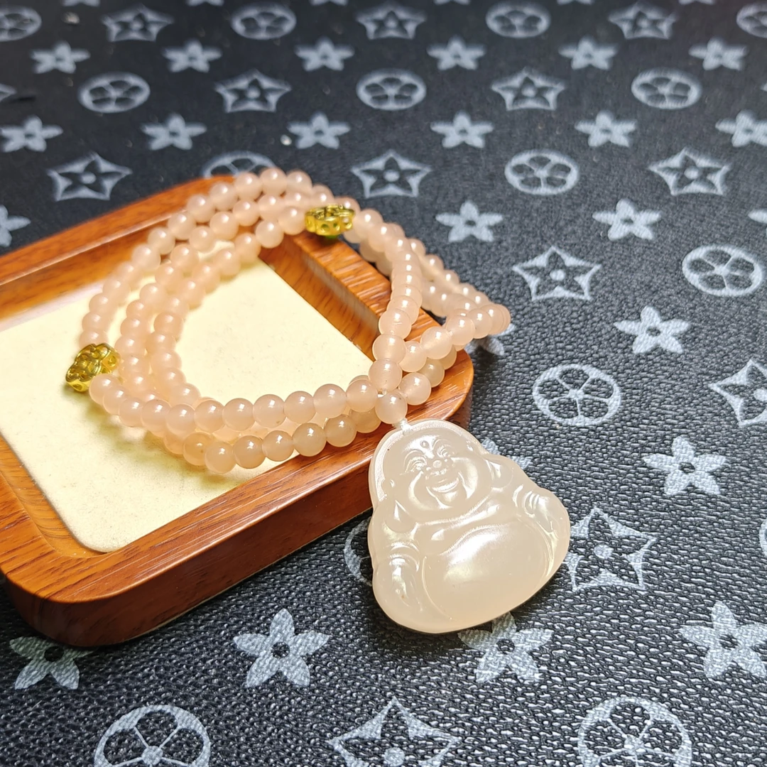 [停业清货]藏收级野牛沟藕粉佛公套链-175