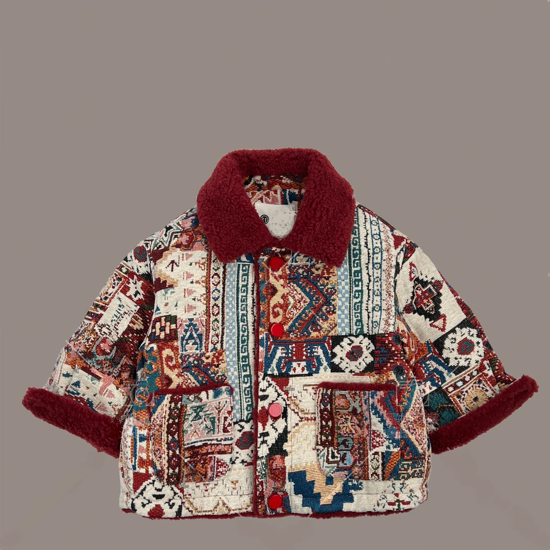 【小扬哥推荐】男童加厚外套新款儿童过年衣服女宝宝冬季加厚年服