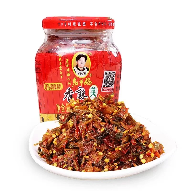 多件8折】陶华碧老干妈香辣菜瓶装榨菜下饭菜袋装拌饭辣酱贵州特产