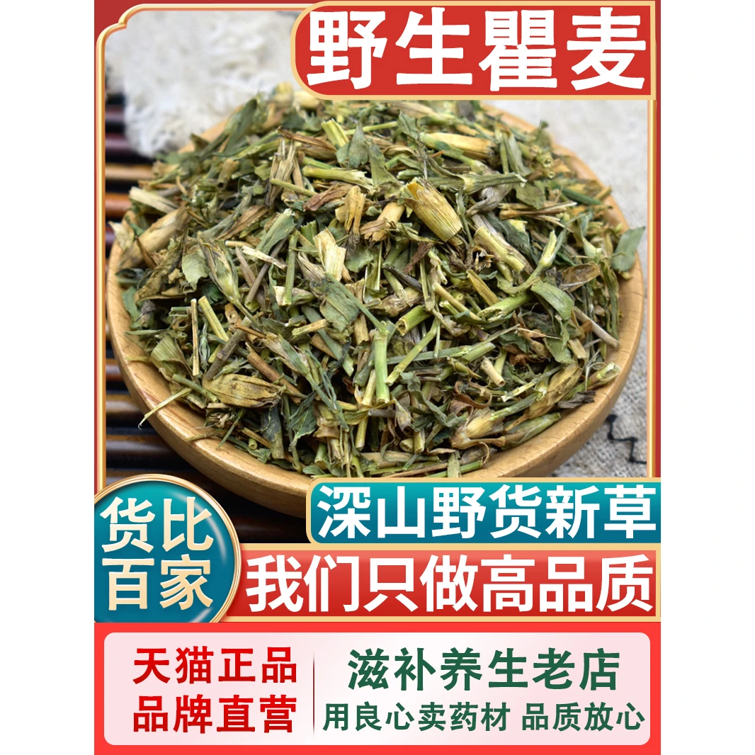 中药材草药瞿麦500克句麦巨麦具麦非野生新货草药好货石竹花曲麦