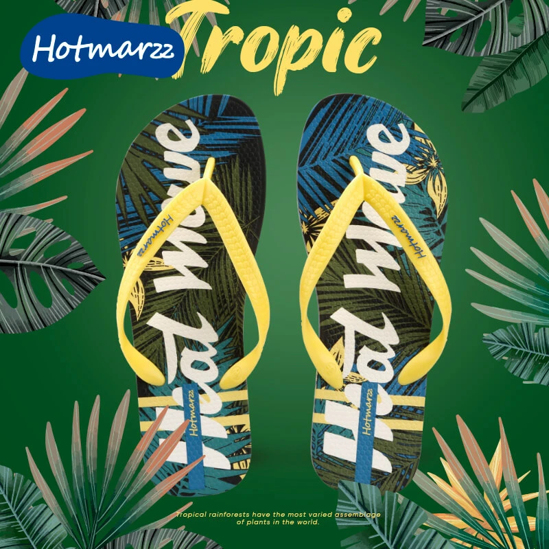 hotmarzz/黑玛拖鞋男夏季外穿防滑逛街人字拖新款时尚海边沙滩鞋